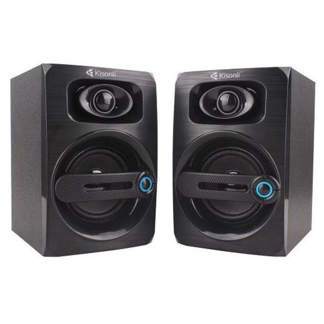 Компьютерные колонки Kisonli T-010 Черный Компьютерные колонки Kisonli T-010 Черный