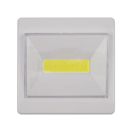 LED светильник магнитный со скотчем, питание от батареек ААА, White LED светильник магнитный со скотчем, питание от батареек ААА, White