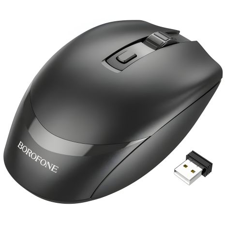 Borofone BG7 2.4G optical Wireless Мышь Черный Borofone BG7 2.4G optical Wireless Мышь Черный