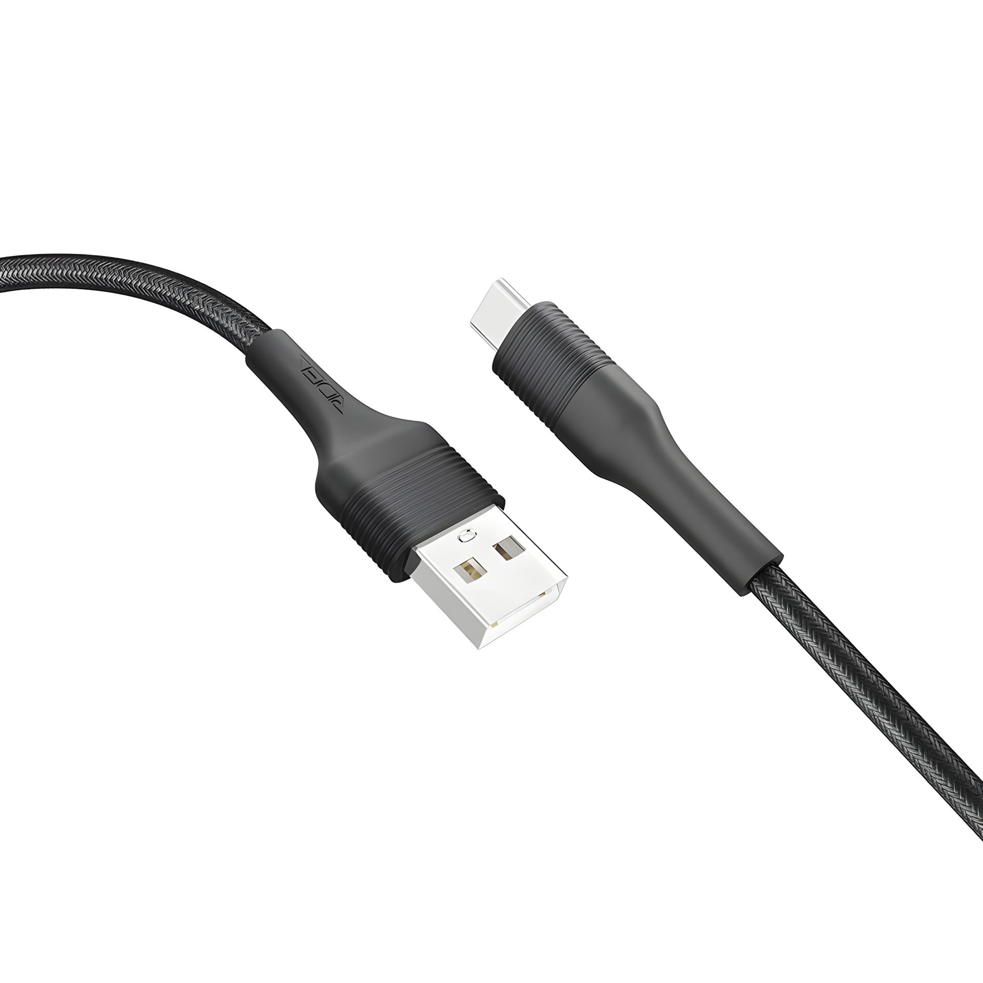 USB кабель Ridea RC-M122 Fila Type-C, 3A, 60W, 1 м, чорний USB кабель Ridea RC-M122 Fila Type-C, 3A, 60W, 1 м, чорний