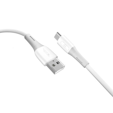 Белый USB Ridea RC-M123 Spring Type-C 3A