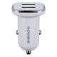 Автомобільне зарядне Borofone BZ12 2.4A 2 USB White Автомобільне зарядне Borofone BZ12 2.4A 2 USB White