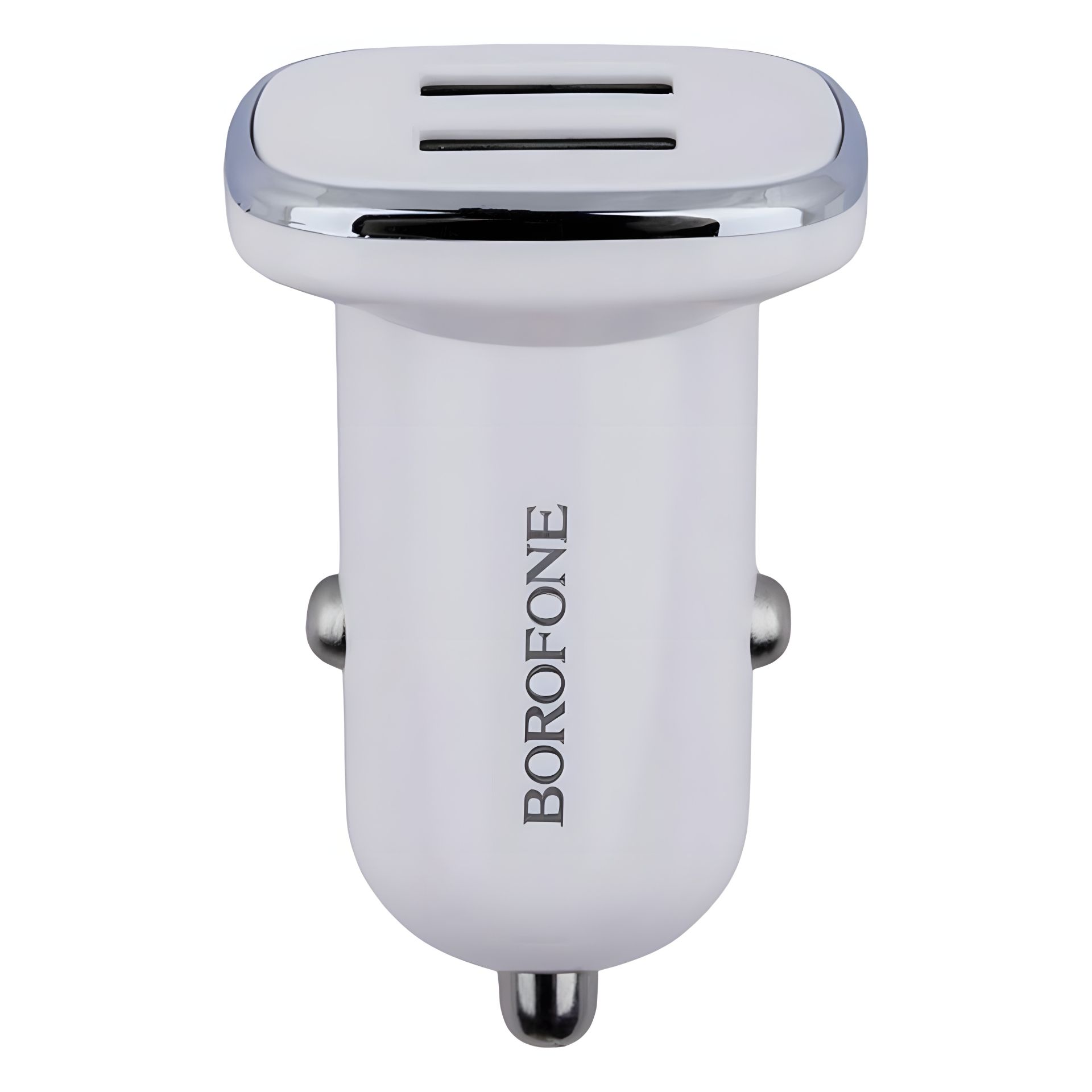 Автомобільне зарядне Borofone BZ12 2.4A 2 USB White Автомобільне зарядне Borofone BZ12 2.4A 2 USB White