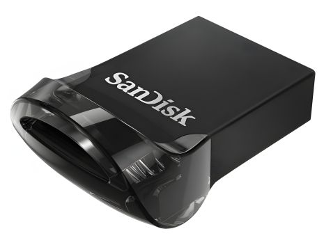 Black Ultra Fit SanDisk 256Gb USB 3.1 Flash (130Mb/s)