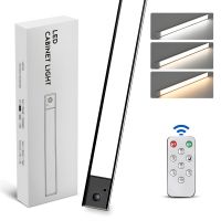 LED світильник 30-2B з датчиком руху та освітленості, акумулятором, пультом ДК, в алюмінієвому корпусі, 30 см, 2.5W Black