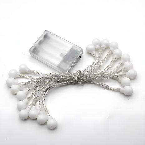 Світлодіодна гірлянда кулі 6м 40 діодів тепле світло, на 3 AA батарейки (не входять в комплект) Світлодіодна гірлянда кулі 6м 40 діодів тепле світло, на 3 AA батарейки (не входять в комплект)