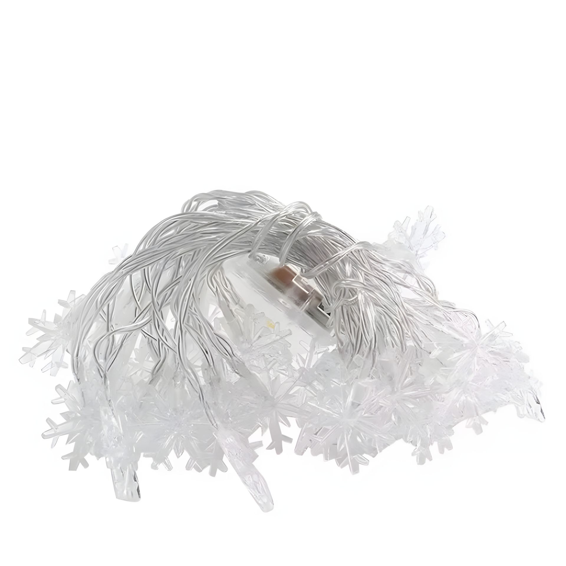 Гірлянда сніжинки тепле світло 3m/20 діодів, від батарейок AA (не включені) Гірлянда сніжинки тепле світло 3m/20 діодів, від батарейок AA (не включені)