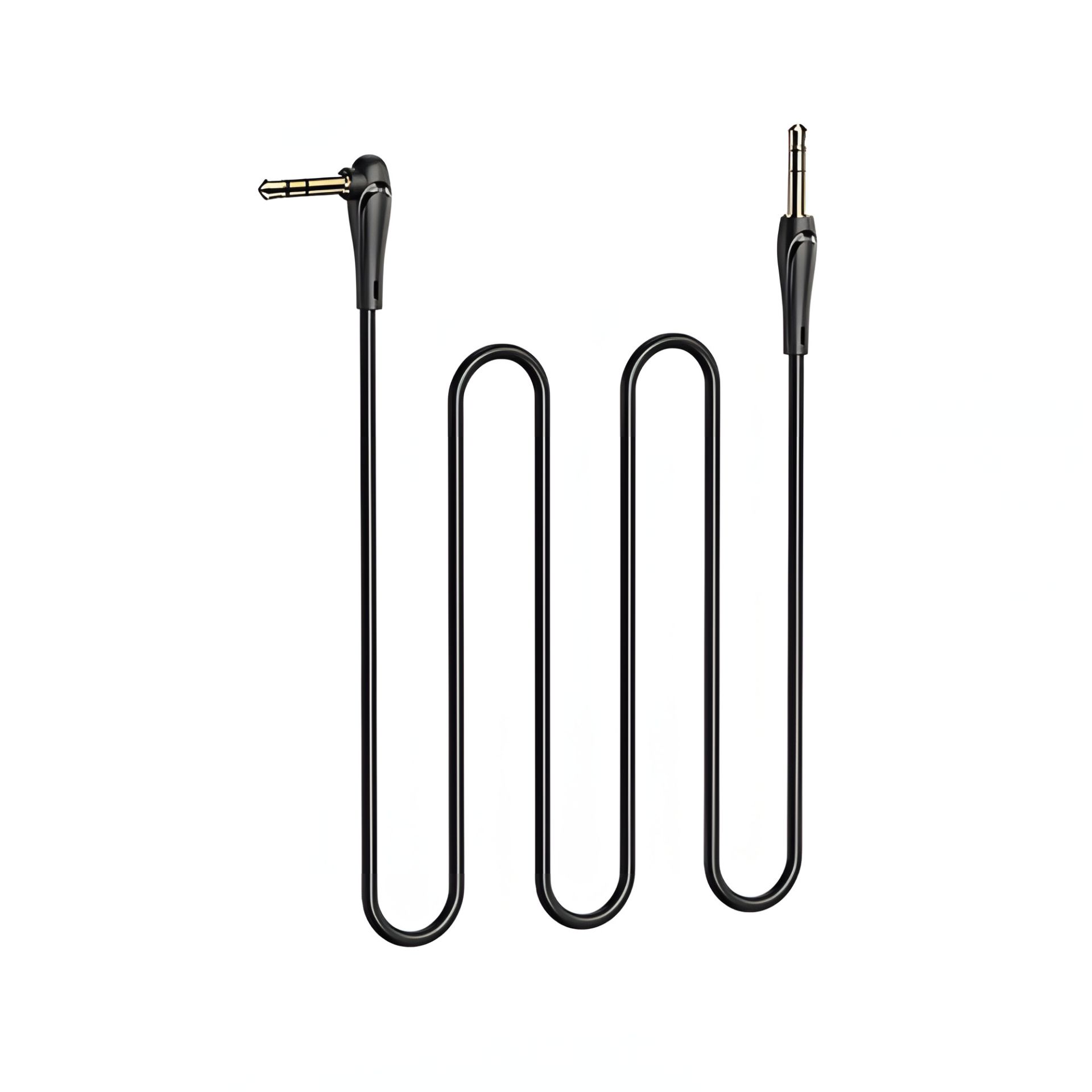 Аудиокабель HOCO UPA14 2 pin 1М (черный) Аудиокабель HOCO UPA14 2 pin 1М (черный)