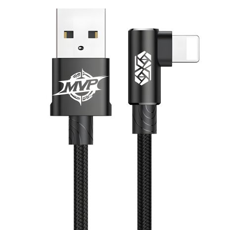 USB Baseus MVP Elbow CALMVP Lightning 2A 1m Чорний, 01 USB Baseus MVP Elbow CALMVP Lightning 2A 1m Чорний, 01