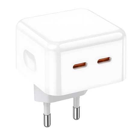 Зарядное устройство Borofone BA76A 35W (PD/QC), Белый блок Зарядное устройство Borofone BA76A 35W (PD/QC), Белый блок