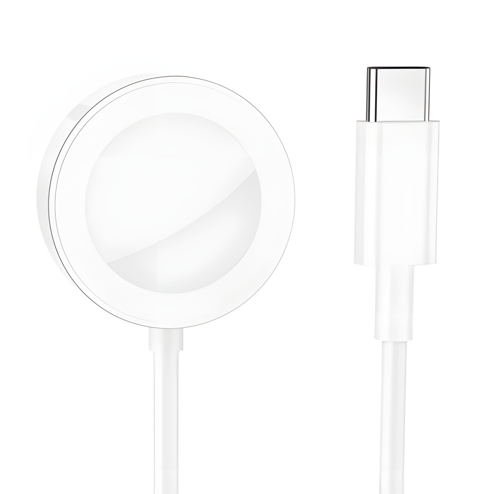 Бездротовий зарядний пристрій Borofone BQ13C для Apple Watch магнітне біле Бездротовий зарядний пристрій Borofone BQ13C для Apple Watch магнітне біле