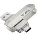 USB флешка Hoco UD10 128GB Wise Type-C/ USB3.0 сталева