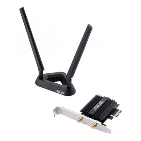 Wi-Fi адаптер ASUS PCE-AX58BT, BT4.2, PCI Express x1, WI-FI 6, 2.4/5GHz, 2402Mb/s (90IG0610-MO0R00) Wi-Fi адаптер ASUS PCE-AX58BT, BT4.2, PCI Express x1, WI-FI 6, 2.4/5GHz, 2402Mb/s (90IG0610-MO0R00)