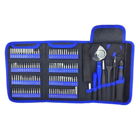 Инструментальный набор Kaisi K-9126 (ручка, 112 бит, 2 удлинителя, пинцет, 9 открывателей, кисточка ESD)