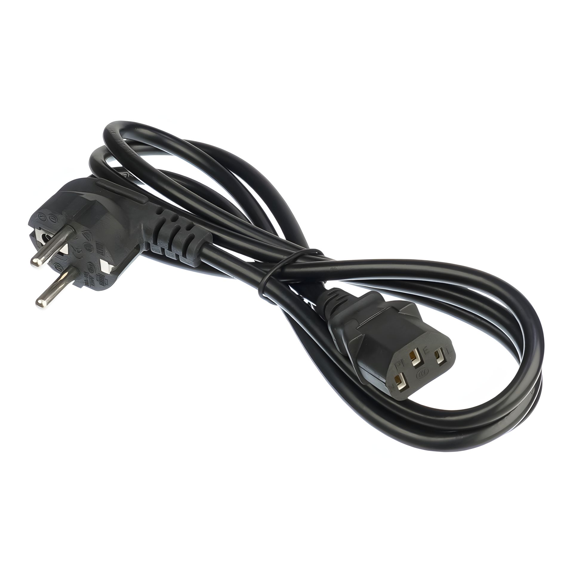 Живильний кабель С12 для комп'ютера 1.5m чорний без упаковки Живильний кабель С12 для комп'ютера 1.5m чорний без упаковки