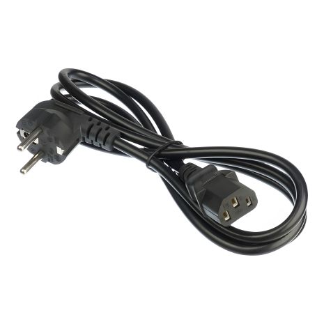Кабель питания 1.5m С12 для ПК черный