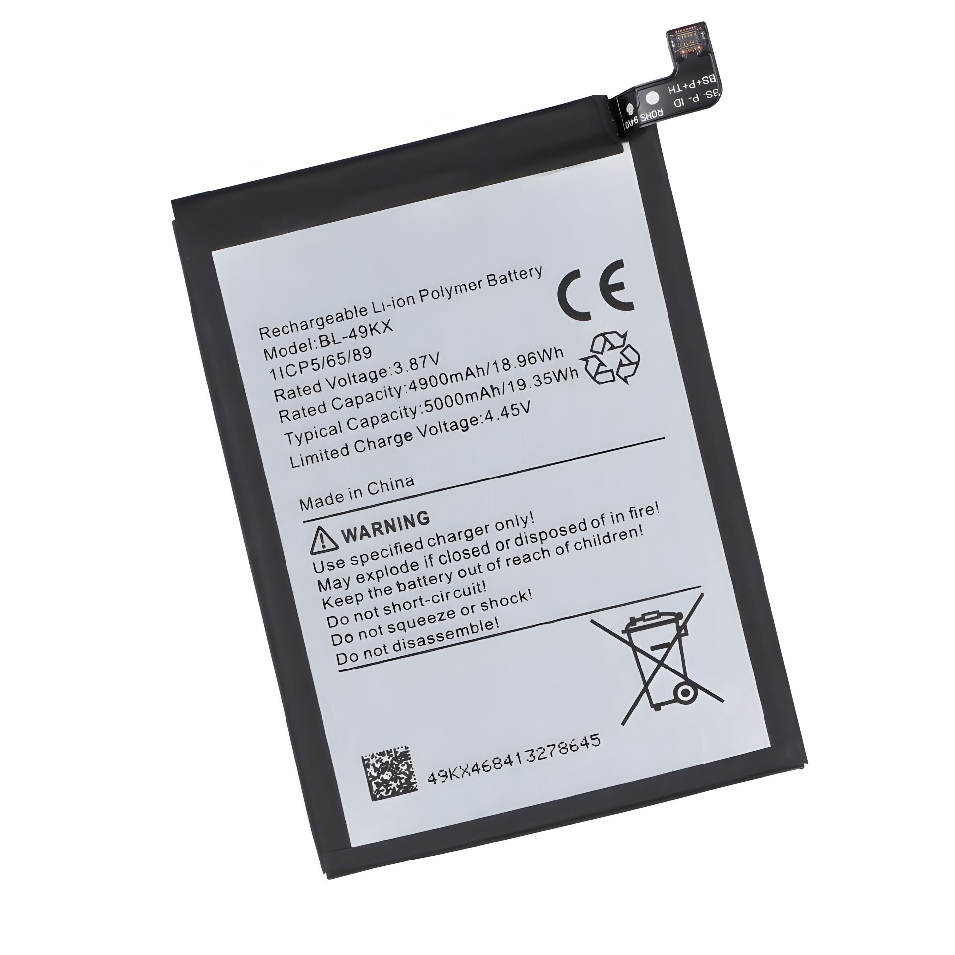 Акумулятор Yoki Infinix BL-49KX для Note 11, Note 12, Note 12 Pro Акумулятор Yoki Infinix BL-49KX для Note 11, Note 12, Note 12 Pro