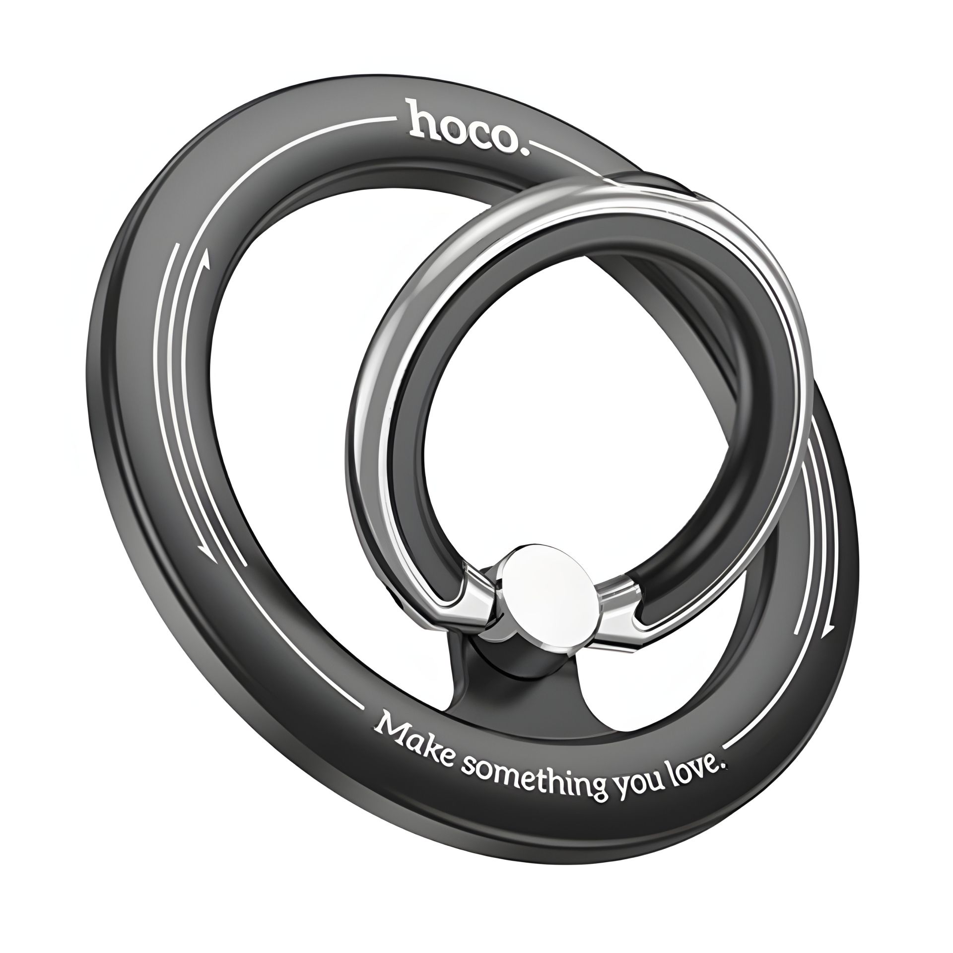 Черный магнитный автодержатель Hoco GH1 Черный магнитный автодержатель Hoco GH1