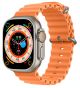 Годинник Smart W and O X9 Plus Ultra 2, BT5.2, IP67, 300mAh, 1-3d, Gold, Orange
