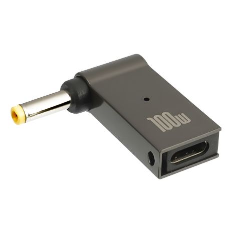 Ноутбучный адаптер зарядки Type-C-DC 4.0-1.7 100 W Ноутбучный адаптер зарядки Type-C-DC 4.0-1.7 100 W