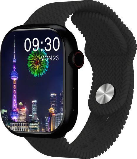 Смарт годинник W and O V9 Plus Pro Max, BT5.2, IP68, 380mAh, 10d, Чорний