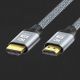 Кабель HDMI 2.1 4K 144Hz (8K 60Hz) 48Gbps, HDR, eARC, 0.5M(50cm) нейлон, Grey Кабель HDMI 2.1 4K 144Hz (8K 60Hz) 48Gbps, HDR, eARC, 0.5M(50cm) нейлон, Grey