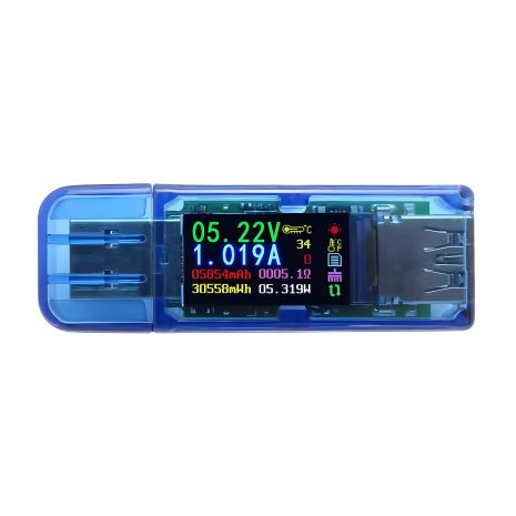 AT34 USB Charger Doctor Multifunctional with LCD (USB 3.0, 30V, 4A) AT34 USB Charger Doctor Multifunctional with LCD (USB 3.0, 30V, 4A)