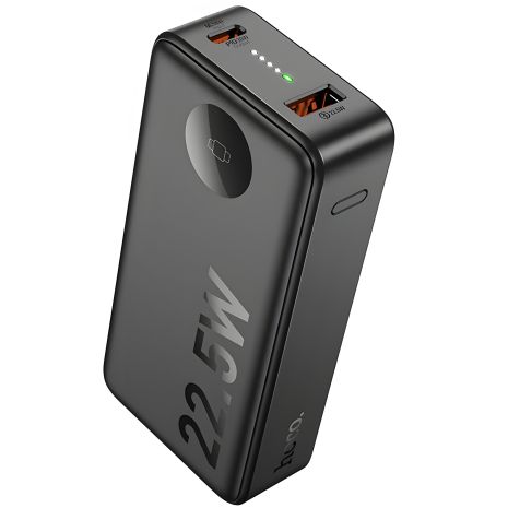 Hoco Jewel Power Bank Q27B 10000mAh 22.5W+PD20W with Watch Charger Black