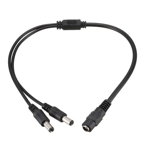 Подвоювач-подовжувач DC(F) 5.5x2.1 на 2шт DC(M) 5.5x2.1, 0.4m для роутера Подвоювач-подовжувач DC(F) 5.5x2.1 на 2шт DC(M) 5.5x2.1, 0.4m для роутера