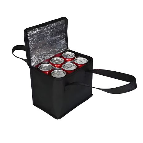 Чорна сумка-холодильник 17x14x21cm Чорна сумка-холодильник 17x14x21cm