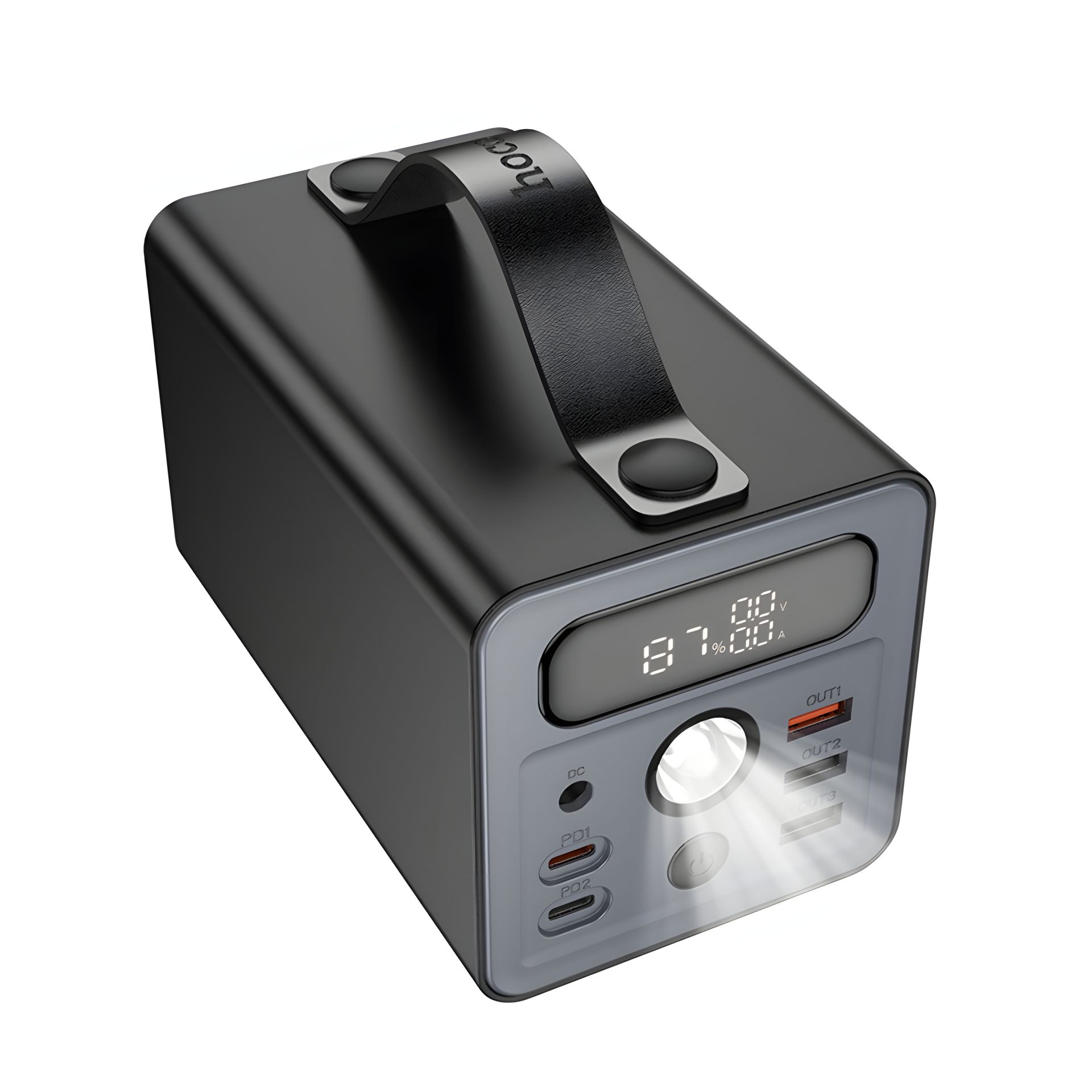 Повербанк Hoco J138 black с дисплеем для роутера 60000mAh 22.5W PD 20W + DC 12V 5.5x2.1 Повербанк Hoco J138 black с дисплеем для роутера 60000mAh 22.5W PD 20W + DC 12V 5.5x2.1