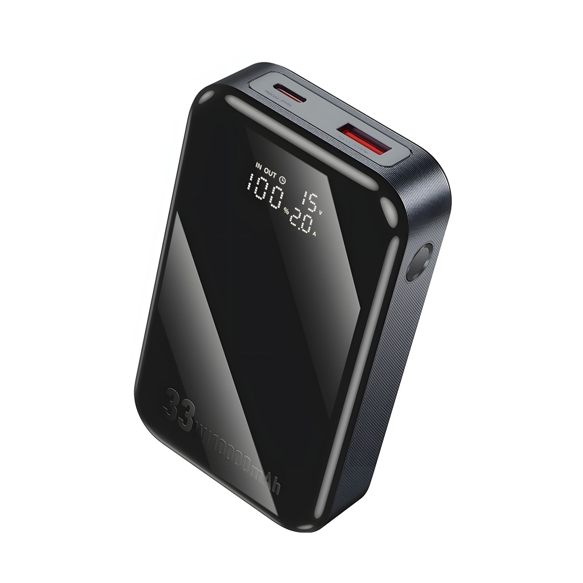 Повербанк Hoco Q30 металлик серый 10000mAh 33W Повербанк Hoco Q30 металлик серый 10000mAh 33W