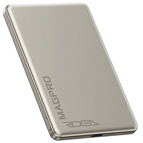 Ridea Повербанк RP-M5 MAGPRO QC/PD 20W, QI 15W with Magnetic 5000mAh Титан