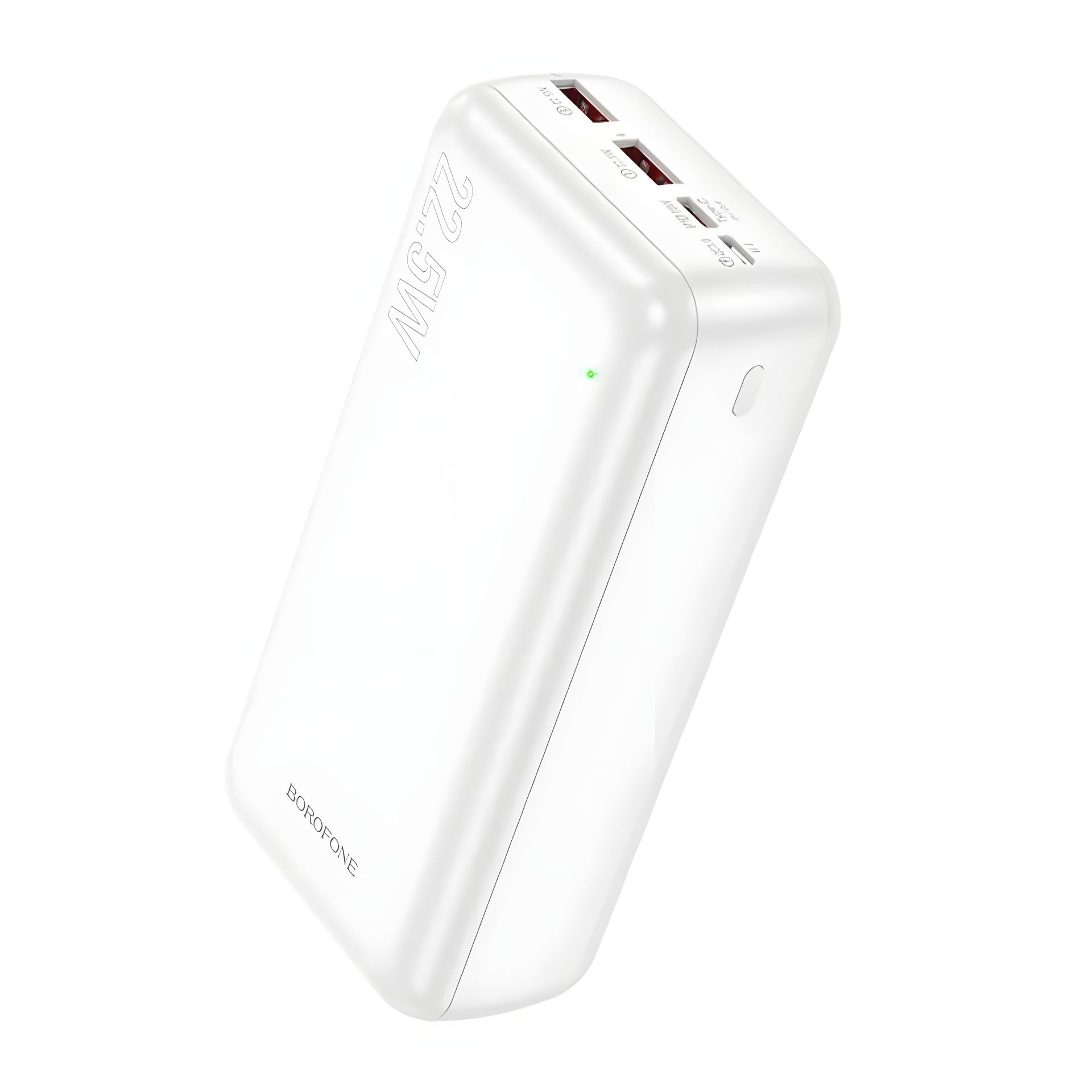 Повербанк Borofone BJ38B Power 22.5W+PD20W 30000 mAh Білий Повербанк Borofone BJ38B Power 22.5W+PD20W 30000 mAh Білий