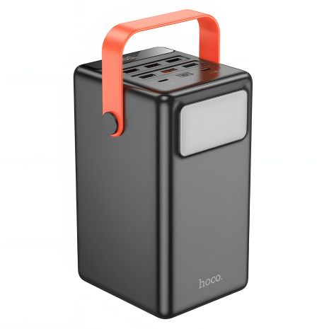 HOCO J142 Surpass 100000mAh Повербанк |6USB/2Type-C, 22.5W/3A, PD/QC| черный