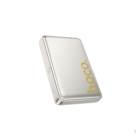 Повербанк HOCO Q36A Sunlight magnetic suction&holder, 10000mAh, 1Type-C, 20W, PD, QC, 3A, gold