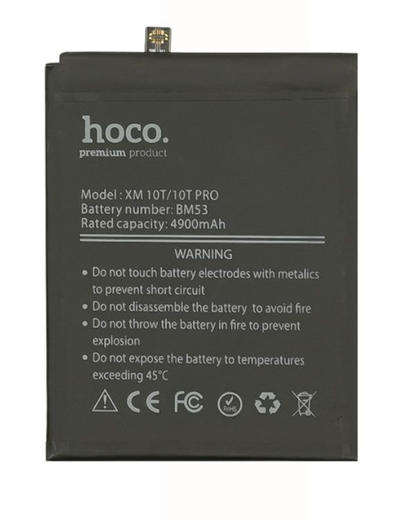 Аккумулятор Hoco BM53 для Xiaomi Mi 10T/ Mi 10T Pro/ Redmi K30 Аккумулятор Hoco BM53 для Xiaomi Mi 10T/ Mi 10T Pro/ Redmi K30