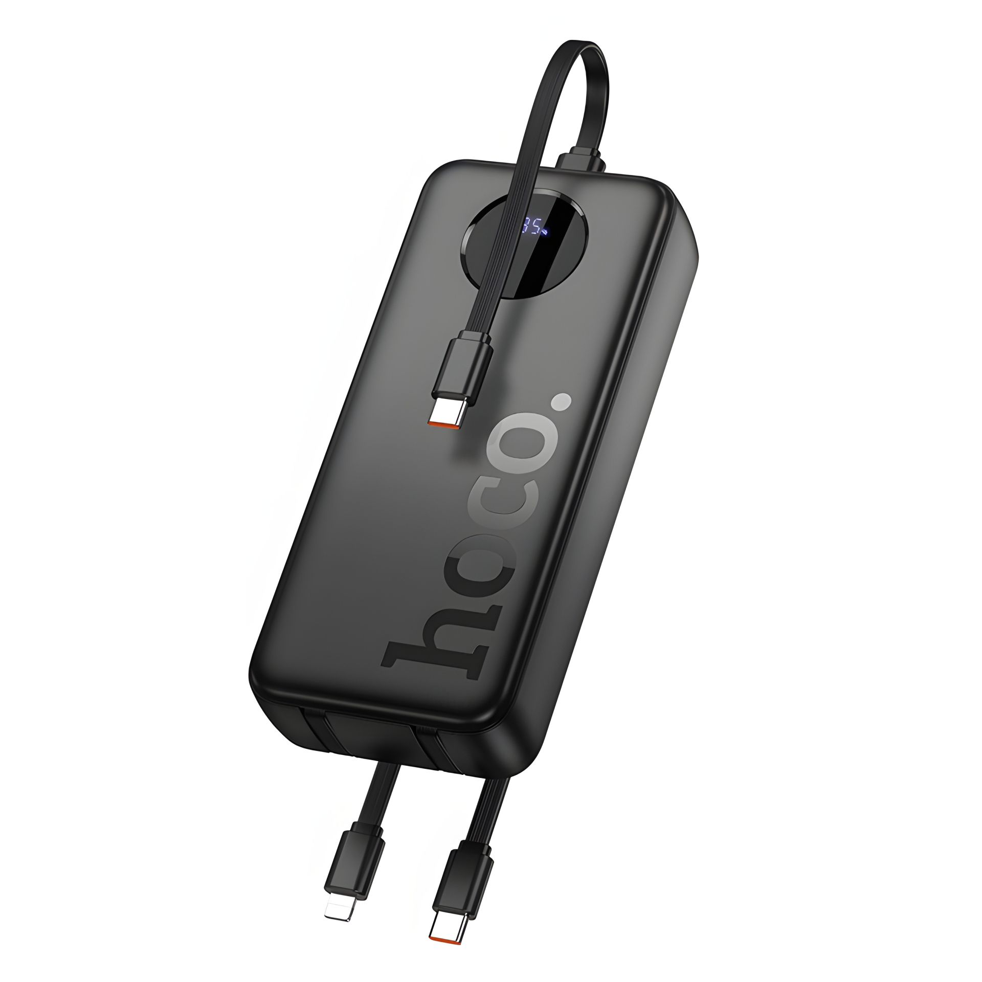 HOCO J132A Sabio 20000mAh Повербанк с тремя кабелями |1USB/1Type-C, 22.5W/3A, PD/QC| черный HOCO J132A Sabio 20000mAh Повербанк с тремя кабелями |1USB/1Type-C, 22.5W/3A, PD/QC| черный