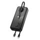 HOCO J132A Sabio 20000mAh Повербанк с тремя кабелями |1USB/1Type-C, 22.5W/3A, PD/QC| черный HOCO J132A Sabio 20000mAh Повербанк с тремя кабелями |1USB/1Type-C, 22.5W/3A, PD/QC| черный