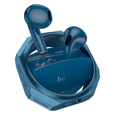 Навушники HOCO EW70 Glory BT5.5 у темно-блакитному кольорі