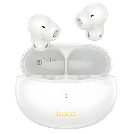 Навушники HOCO EQ17 Praise True Wireless ANC Noise Cancelling, BT headset, BT5.4, 40mAh, 400mAh, 7h, білий Навушники HOCO EQ17 Praise True Wireless ANC Noise Cancelling, BT headset, BT5.4, 40mAh, 400mAh, 7h, білий