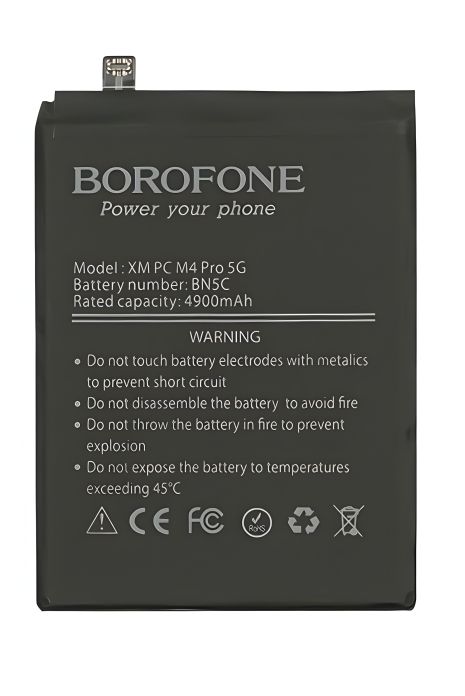 Акумулятор Borofone BN5C, Xiaomi Poco M4 Pro (5G)/Redmi Note 11T (5G) Акумулятор Borofone BN5C, Xiaomi Poco M4 Pro (5G)/Redmi Note 11T (5G)
