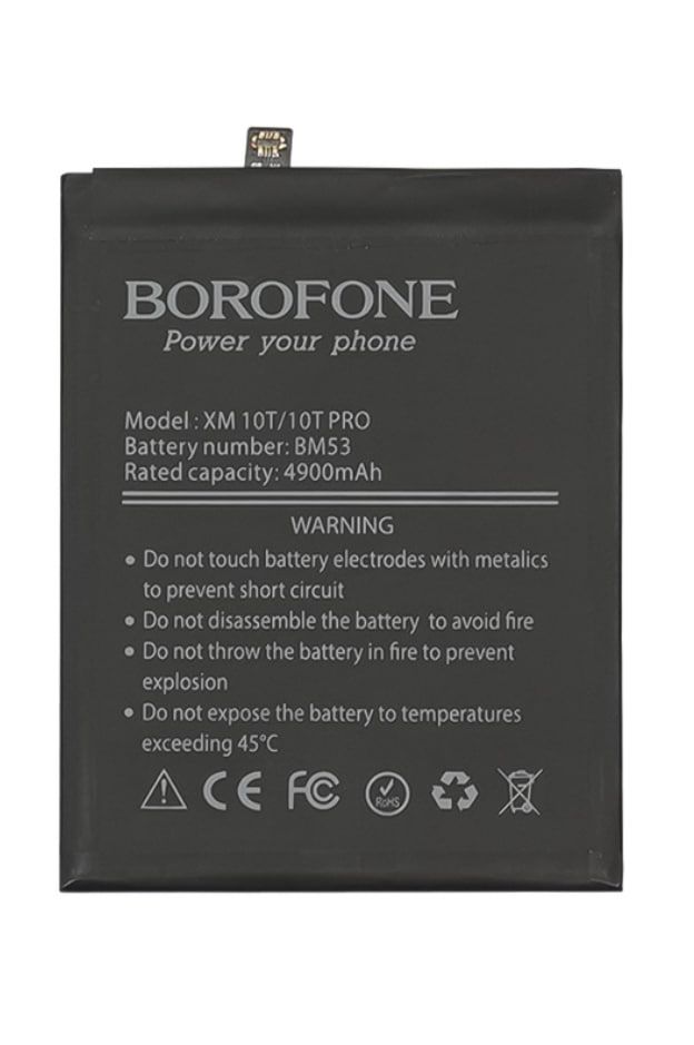 Акумулятор Borofone BM53 для Xiaomi Mi 10T/Mi 10T Pro/Redmi K30 Акумулятор Borofone BM53 для Xiaomi Mi 10T/Mi 10T Pro/Redmi K30