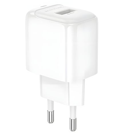 Зарядка Borofone BAS42A 1USB QC3.0 18W белая Зарядка Borofone BAS42A 1USB QC3.0 18W белая