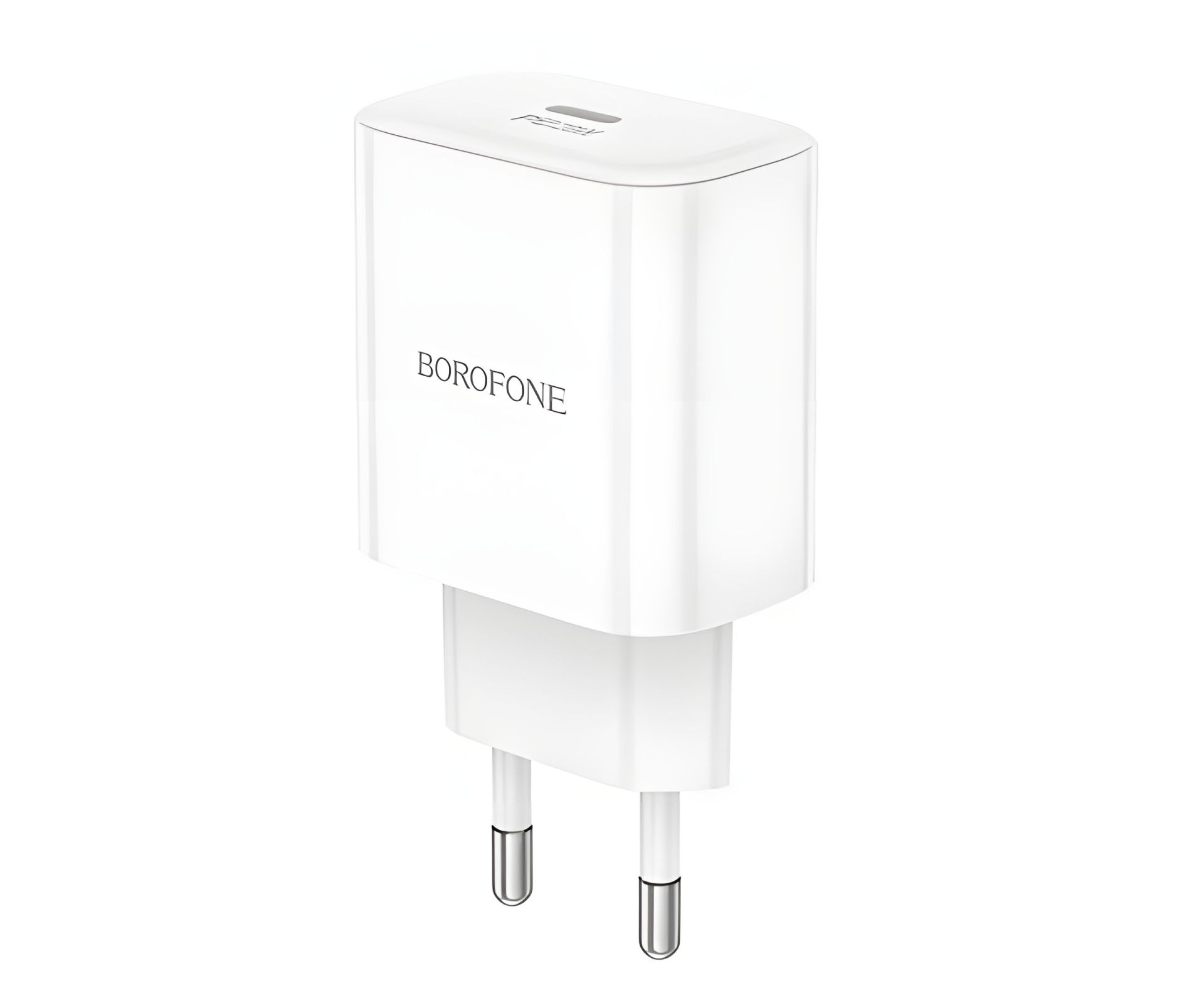 Зарядное Устройство Borofone BA81A 1USB-C PD/QC 20W Белое Зарядное Устройство Borofone BA81A 1USB-C PD/QC 20W Белое