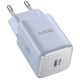 Сетевое Зарядное Устройство Hoco N43 1USB-C PD/QC 30W GAN Голубой Сетевое Зарядное Устройство Hoco N43 1USB-C PD/QC 30W GAN Голубой