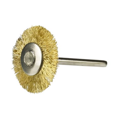 Щітка латунна радіальна Relife, 26 x 3 мм, хвостовик 3 мм, насадка для бормашини