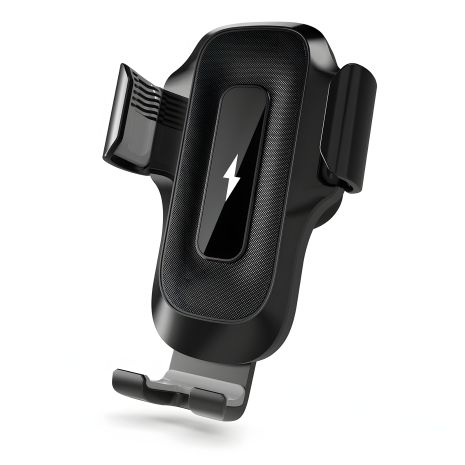 Автотримач X15 з бездротовою зарядкою 15W black Автотримач X15 з бездротовою зарядкою 15W black