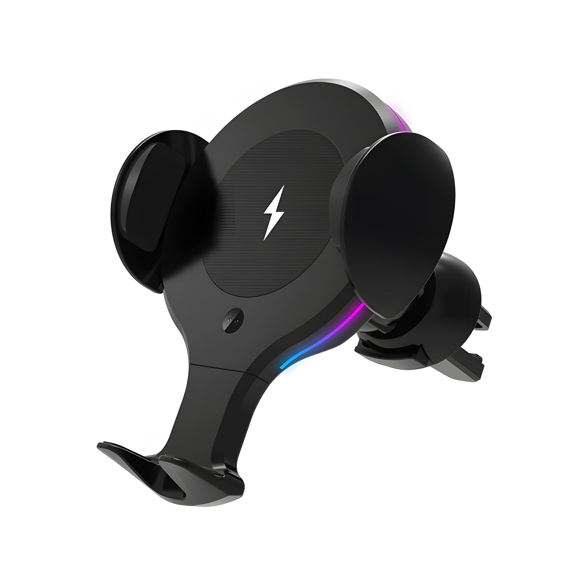 Автотримач X9 з бездротовою зарядкою 15W black Автотримач X9 з бездротовою зарядкою 15W black