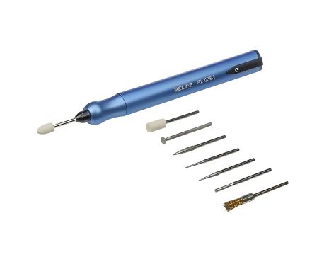 Бормашинка акумуляторна Relife RL-068C (набір насадок для гравіювання, шліфування, полірування, 3 швидкості роботи) Бормашинка акумуляторна Relife RL-068C (набір насадок для гравіювання, шліфування, полірування, 3 швидкості роботи)